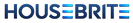 The House Brite logo in dark blue and light blue, displayed on a transparent checkered background.