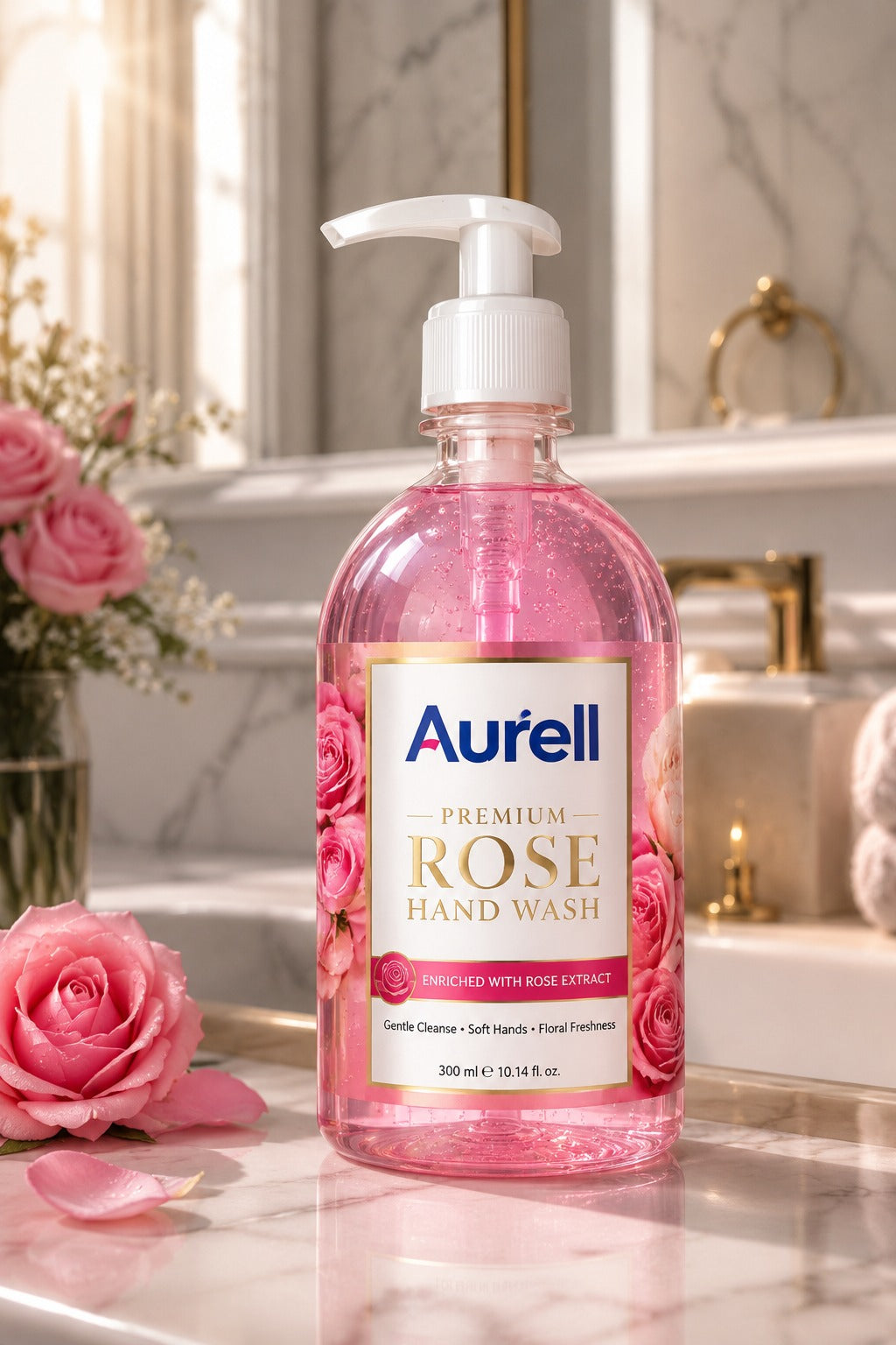 Aurell Wild Rose Handwash