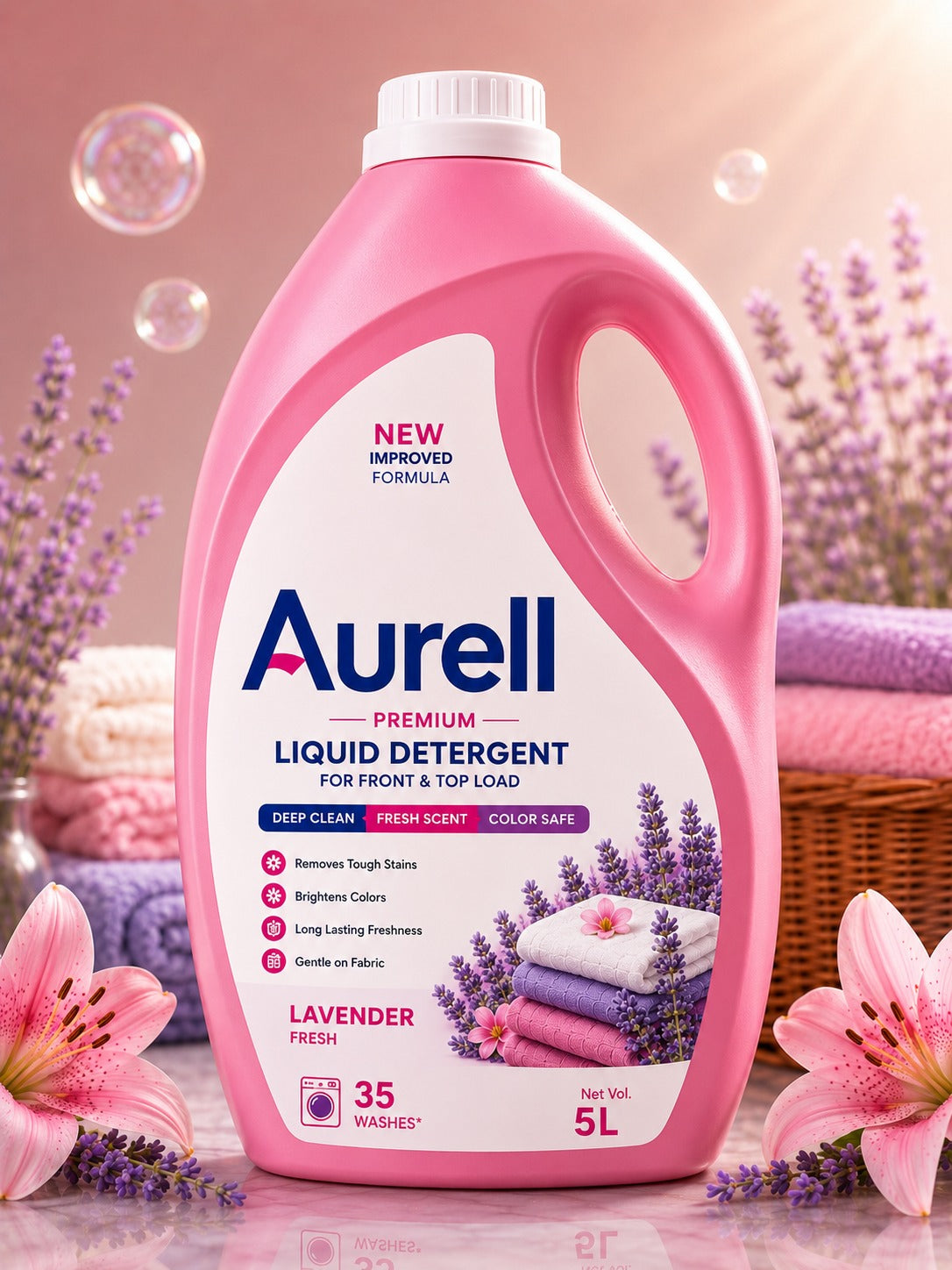Aurell Liquid Laundry Detergent